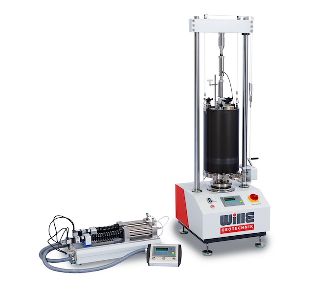 Dispositivo de prueba triaxial estático (tabla superior) - 4