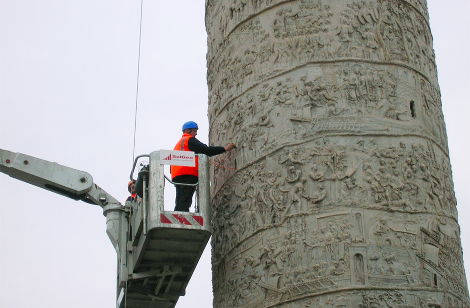 Pillar ultrasonic testing