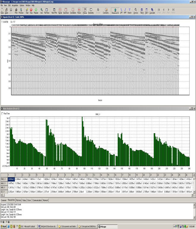 VibraScope computer software for DAQlink 5