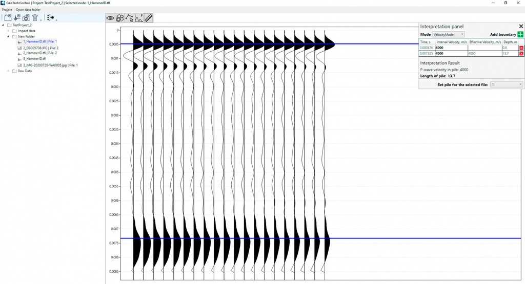 Preprocessing, rejection of noisy traces 