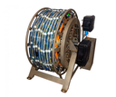 Deck winch with a multichannel streamer