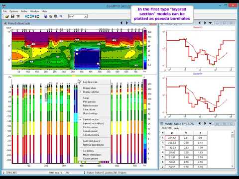 ZondIP1D — Interpretación de datos de sondeos eléctricos verticales (VES) y polarización inducida (IP) en 1D