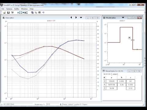 ZondMT1d — Interpretación de datos de MT, AMT y RMT en 1D. Fuente controlada