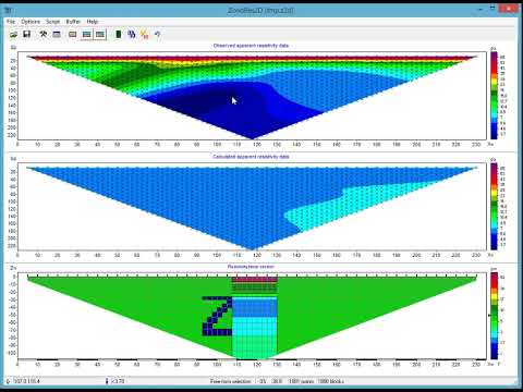 ZondRes2D — Tomografía eléctrica 2.5D para resistividad y polarización inducida (IP)