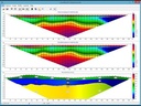 ZondRes2D — Tomografía eléctrica 2.5D para resistividad y polarización inducida (IP)