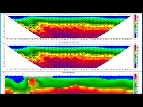ZondRes2D — Tomografía eléctrica 2.5D para resistividad y polarización inducida (IP)