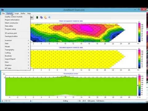 ZondRes2D — Tomografía eléctrica 2.5D para resistividad y polarización inducida (IP)