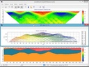 ZondRes2D — Tomografía eléctrica 2.5D para resistividad y polarización inducida (IP)