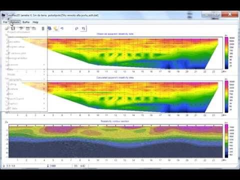 ZondRes2D — Tomografía eléctrica 2.5D para resistividad y polarización inducida (IP)