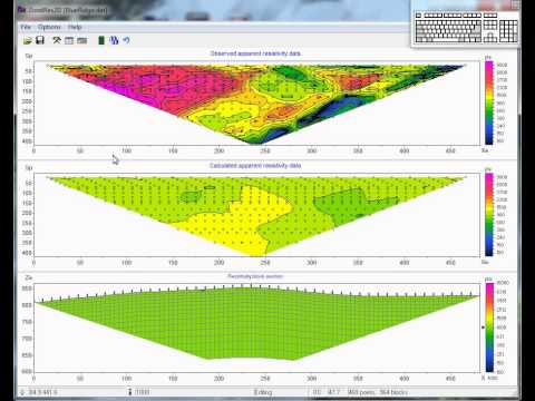 ZondRes2D — Tomografía eléctrica 2.5D para resistividad y polarización inducida (IP)