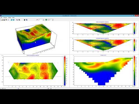 ZondRes3D — Tomografía eléctrica en 3D para resistividad y polarización inducida (IP)