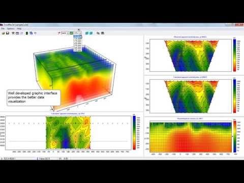 ZondRes3D — Tomografía eléctrica en 3D para resistividad y polarización inducida (IP)