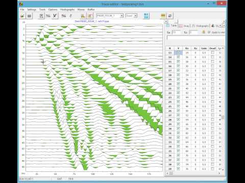 ZondST2d — Software para procesamiento e interpretación de datos sísmicos en 2D