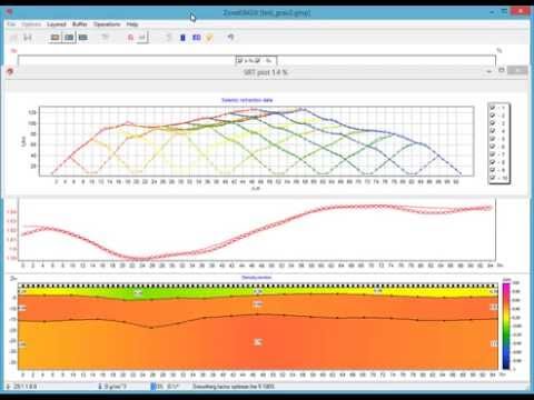 ZondST2d — Software para procesamiento e interpretación de datos sísmicos en 2D