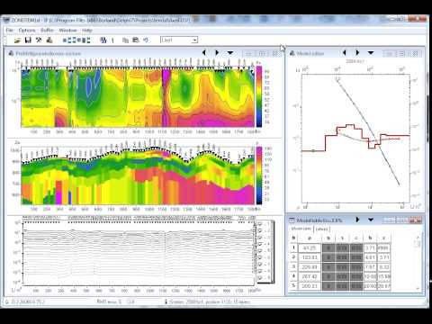 ZondTEM1 — Interpretación de datos de sondeo TEM 1D