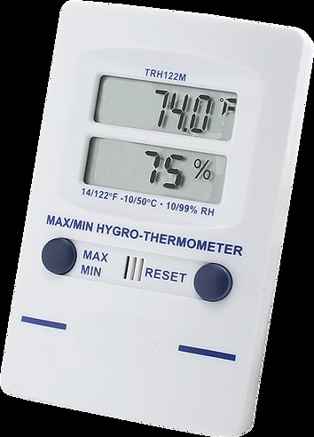Instrumento de temperatura/humedad: mín./máx.