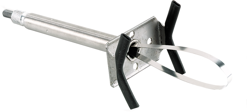 Abrazadera de Banda Ajustable con Soporte Doble V