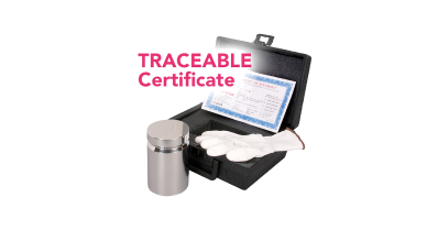 Pesa de calibración estándar de balanza electrónica ASTM Clase 4 con certificado trazable Pesa de calibración ASTM Clase 4, 1KG - H-4889.1KGT