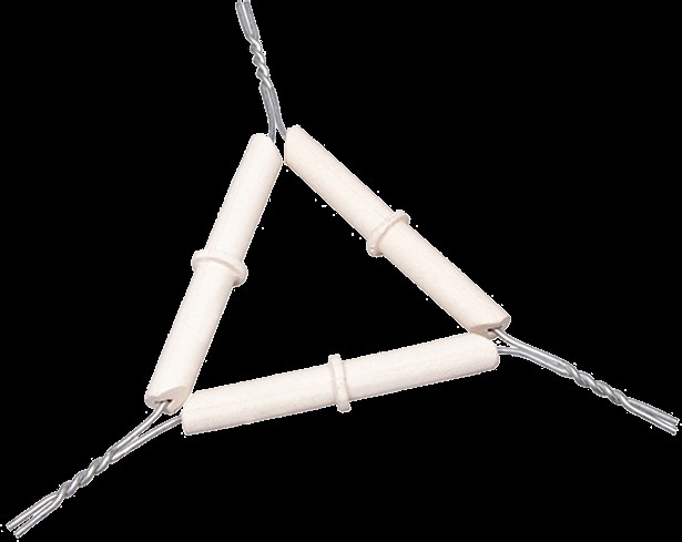Arcilla con bridas triangular de 3'' | H-23920