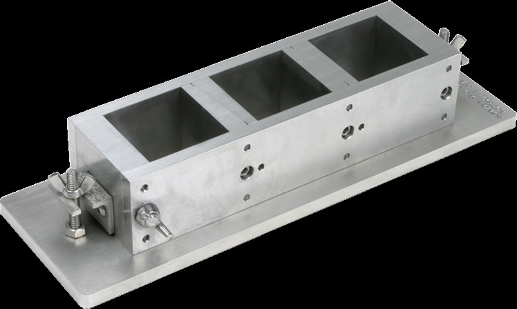 Molde, cubo, acero inoxidable de 2'', 3 unidades paralelas | H-2810