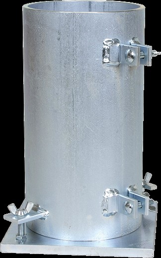 Molde cilíndrico de pared de 6 x 12 x 1/4 pulgadas, base desmontable | H-2950
