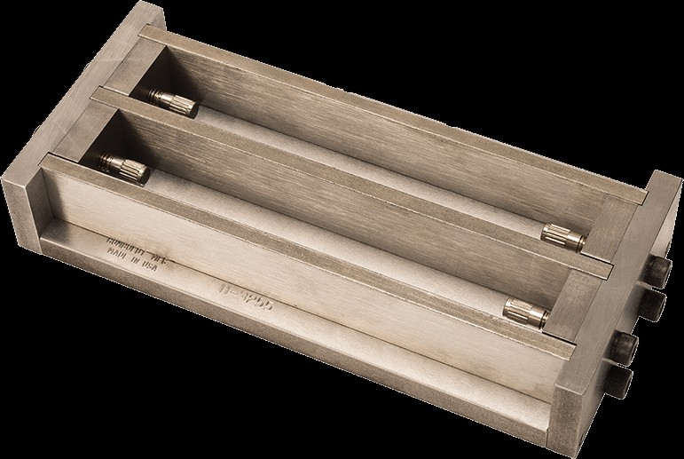 Molde de prisma, doble de 1'' X 1'' X 5'' | H-3255