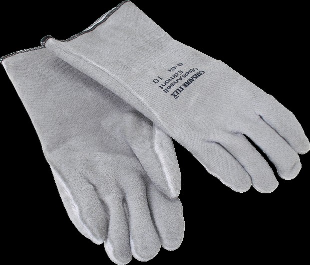 Guante, talla 9, 14'' de largo, hasta 400 grados F | H-3743.9