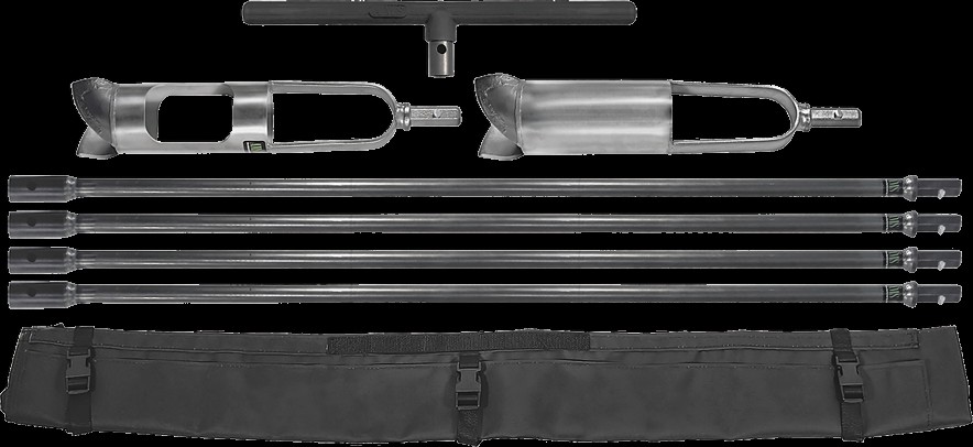 Kit de barrena para suelo, 3,25 con cuatro extensiones de 3', conexión rápida | H-4418.33
