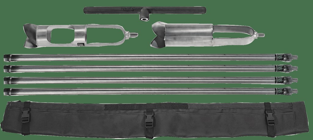 Kit de barrena para suelo, 3,25 con cuatro extensiones de 3', roscada | H-4419.33