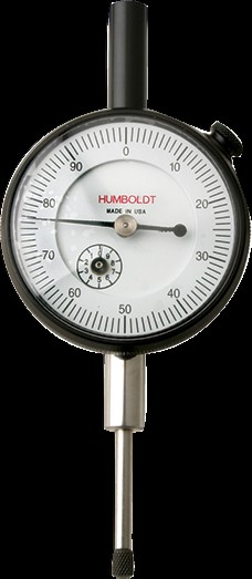 Reloj comparador, 0,200'' x 0,0001'', en sentido antihorario | H-4460CC