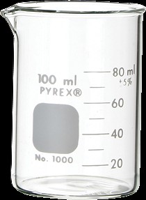 Vaso de precipitados de vidrio/Rango graduado 600 ml | H-4911.600