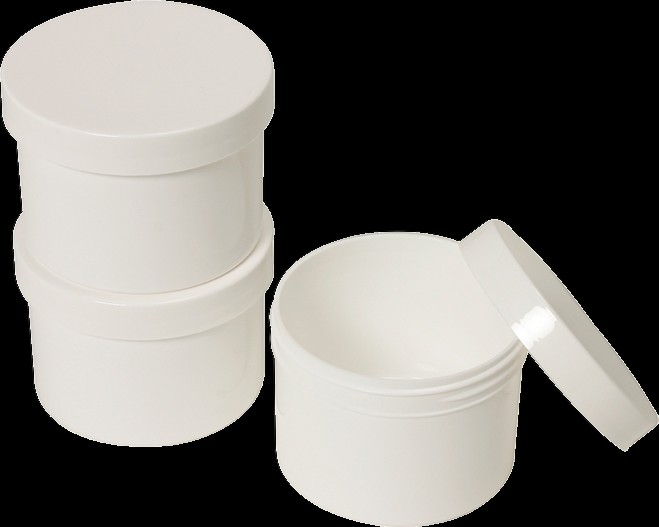 Frasco de plástico con tapa, 16 oz (12/caja) | H-4914.16