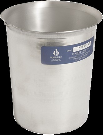 Vaso de precipitados, aluminio, 60 ml | H-4920.060