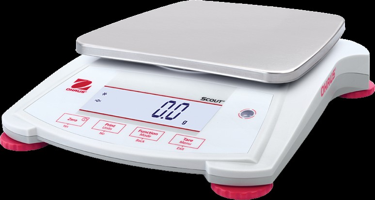 Balanza portátil Ohaus Scout SPX, 1200 g x 0,01 g - 220 V 50/60 Hz | HB-4740A.4F