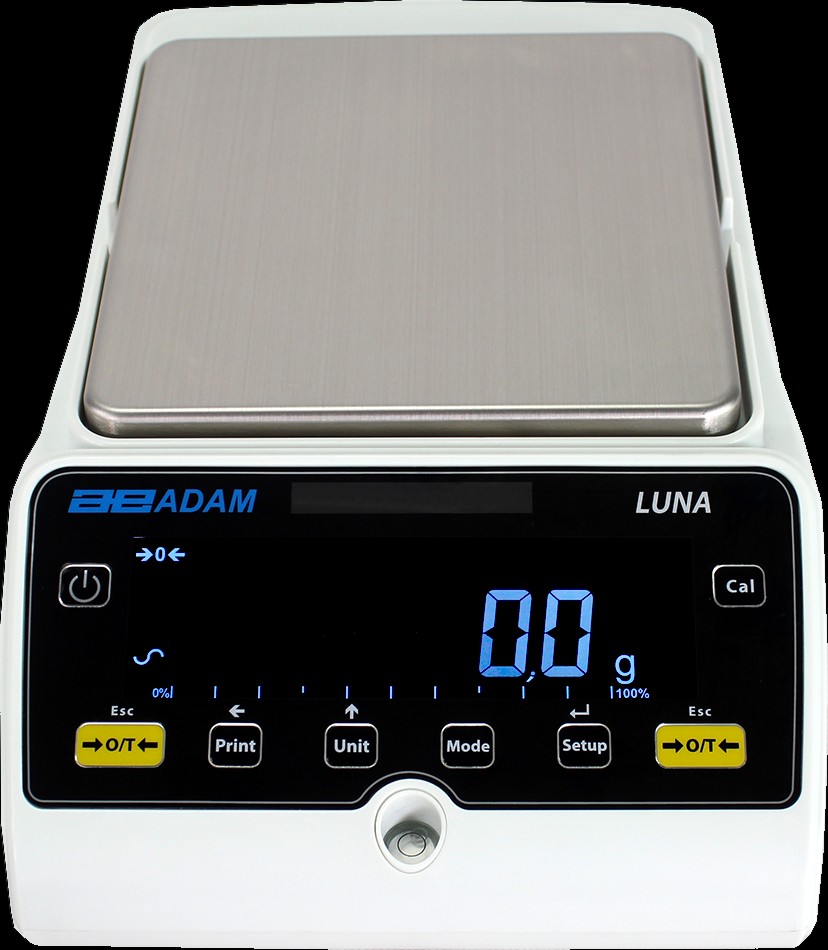 Balanza de precisión Adam Luna, 12000 g x 0,1 g, calibración externa - 120/220 V 50/60 Hz | HB-4791.3F