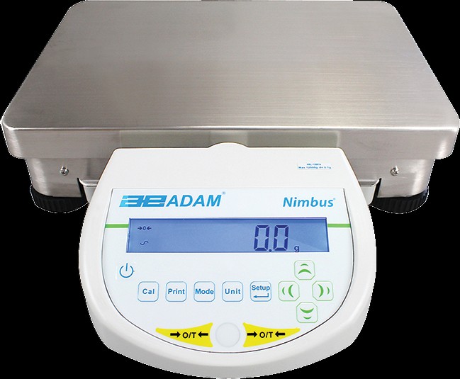 Balanza de precisión Adam Nimbus de alta capacidad, modelo de pilar, 12 kg x 0,1 g, 220 V 50/60 Hz | HB-4546BP.4F