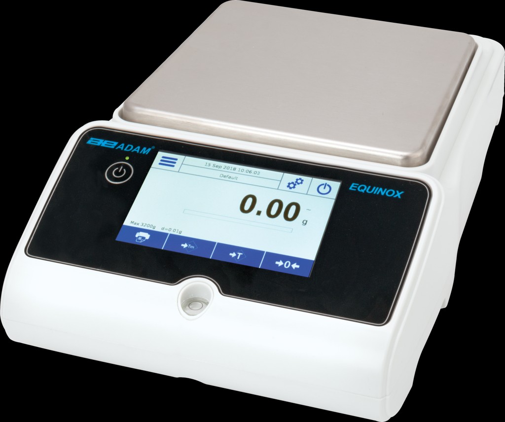 Balanza de precisión Adam Equinox, 32000 g x 0,01 g, calibración externa - 120/220 V 50/60 Hz | HB-5004.3F
