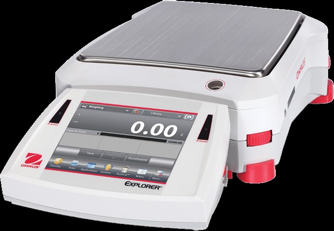 Balanza de precisión Ohaus Explorer, 10200 g x 0,01 g - Calibración interna 220 V 50/60 Hz | HB-5102C.4F