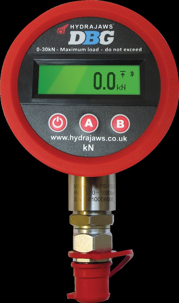 Manómetro Digital con Acoplador Macho 50Kn 11240lbf | HC-2957DG.50