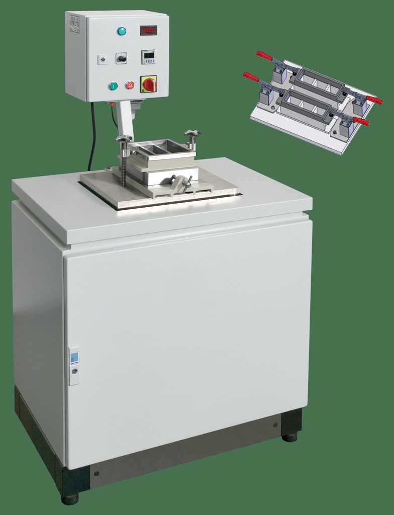 Mesa vibratoria, molde de tres unidades para cubos de 2'' ASTM C109 | HC-3255.4F
