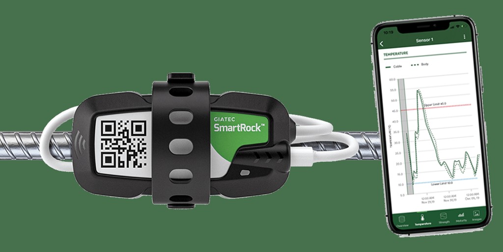 SmartRock, Wireless ConcreteSensors
