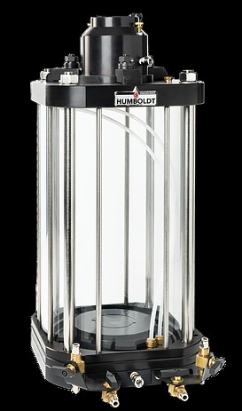 Celda triaxial de hasta 6'' para muestras, acero inoxidable | HM-4199SS-6