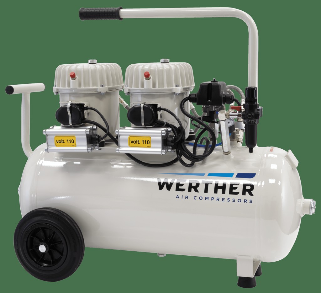 Compresor de aire, silencioso, 13 galones. (50Lt.) 120 PSI 8 Barras | HM-4220