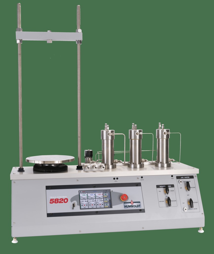 Aparato automatizado triaxial/permeabilidad de alta presión/volumen 500 PSI | HM-5820-500.3F