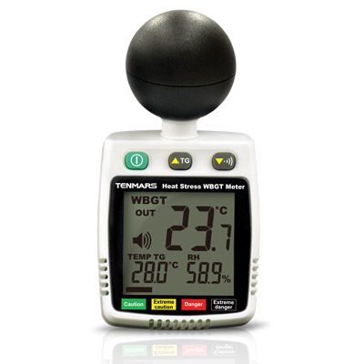 Tenmars TM-288 estrés térmico WBGT Medidor