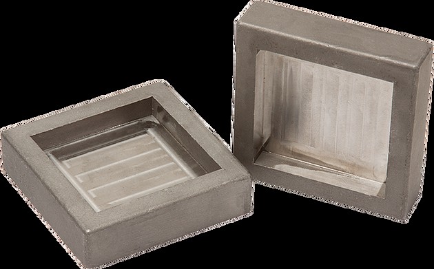 Tapas de retención de almohadillas para cubos de cemento, 2"
