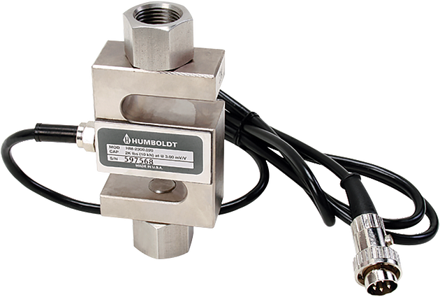 Celda de carga tipo S de 500 lbs. (2.5Kn) con adaptador de 3/4" | HM-2300.005
