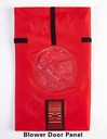 Panel de Nylon Rojo 1 Agujero para Blower Door™