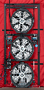 Sistema Minneapolis Blower Door™ 3 Ventiladores con 3 Manómetros DG-1000