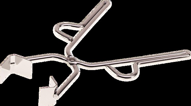 Pinzas para matraces con mordazas en V